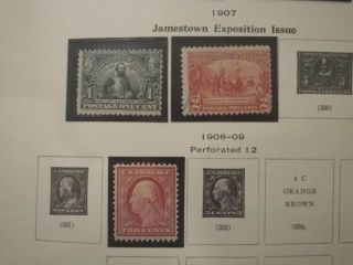 Scott ' s Postage Stamp LOT 1904 Louisiana Purchase - s 325 326 327 328 329 332 3