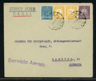 Peru Postal History: Lot 2 1931 P.  A.  G.  A.  I.  Air Iquitos - Hamburg $$$