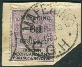 Cape Of Good Hope - 1900 6d On 3d Lilac & Black Mafeking Siege Stamp Fu Sg 10