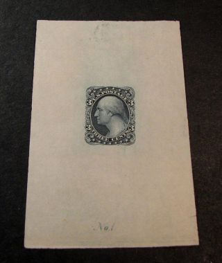 Us Stamp Scott 184 - E5b Essay Washington (green) 1877 Mh L183