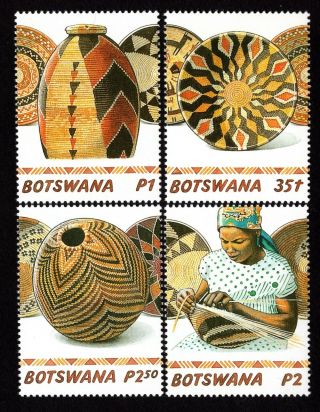 Botswana 2001 Group Of Stamps Mi 723 - 726 Mnh