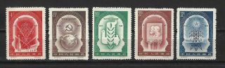 China Prc Sc 321 - 25,  40th Anniv.  Of Russian October Revloution C44 Mnh Ngai