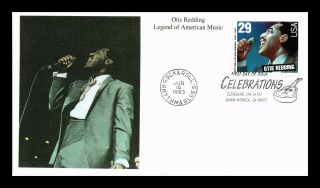 Dr Jim Stamps Us Otis Redding American Music Legend First Day Cover