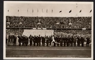 Olympics Soccer Post Card Berlin 1936 2