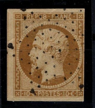P123603/ France Stamp – Napoleon – Y&t 9 – Certificate 850 E