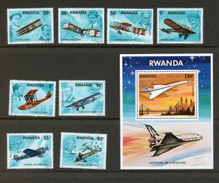 Rwanda - - Complete Set Scott 885 - 893