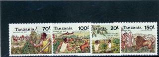 Tanzania 1992 Scott 935 - 8 Lh