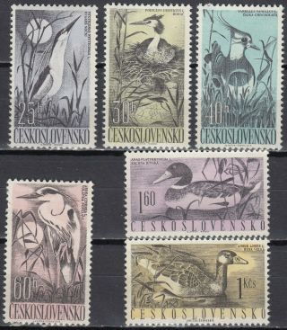 Czechoslovakia Wildlife Stamps Mnh