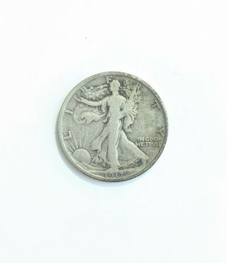 1917s (rev) Walking Liberty Half Dollar Vg