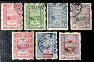 Turkey Stamps Sc 345 - 348 And B42 - B44