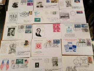 Us Stamps Lot (15) Philatelic Society Stamp Club Commemorative Covers 062101
