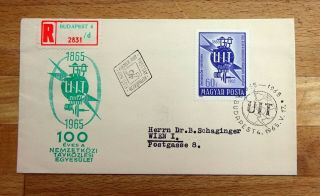 HUNGARY 1965 First Day Covers including Registered FDC Selection.  (13 Covers) 4