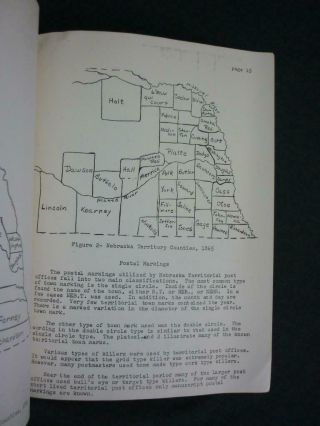 THE POST OFFICES OF NEBRASKA - PART 1 - SIGNED by WILLIAM F RAPP 4