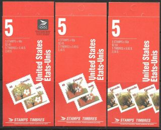 Canada 1991 - 96 Fruit Trees Range Of Booklets,  Um.  Face$35.  95.  Cat.  £159.