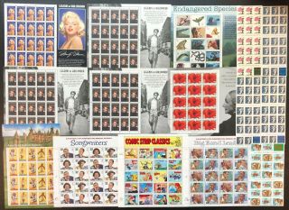 C173 Us Postage Lot - - 15 Sheets Of 32c Stamps - Face Value $96.  00