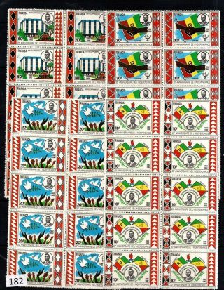 20x Rwanda - Mnh - Flags,  Famous People,  Independence -
