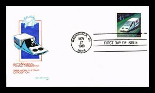 Dr Jim Stamps Us Future Air Mail Universal Postal Congress Fdc Cover