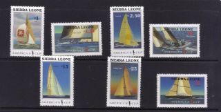 Stamps Sierra Leone Sc 836 - 842 Mnh Set