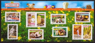 France 2005 French Regions (5th Issue) - Mnh Miniature Sheet - Cat £18