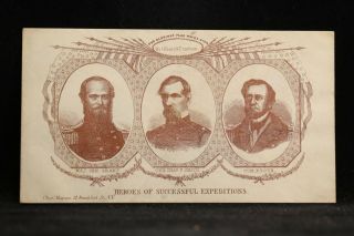 Civil War: Magnus Patriotic Cover,  Generals Grant,  Smith & Foote