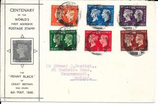 1940 Stamp Centenary With Rare Dundee Cds