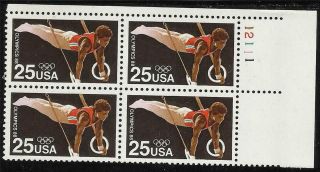 Scott 2380 Us Stamp 1988 25c Summer Olympics Plate Block Of 4 Ur Mnh5