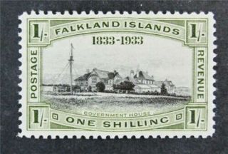Nystamps British Falkland Islands Stamp 72 Og Nh $85