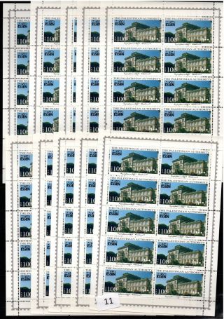 / 10x Palestine - Mnh - Architecture - Germany - 1995 - 100 Stamps -