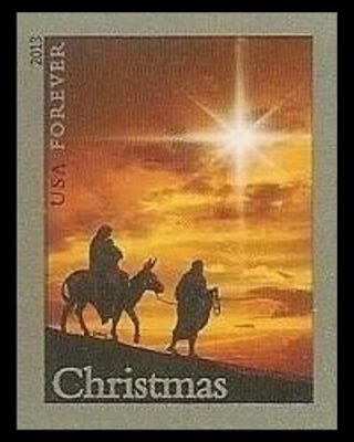 Us 4813a Christmas Holy Family Imperf Ndc Single Mnh 2013