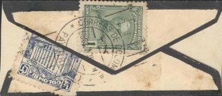 1939 Tiny Mourning Cover,  COLUMBIA TO Los Angeles CALIFORNIA 2