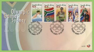 South Africa 2000 Olympic Games,  Sydney Set First Day Cover