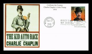 Dr Jim Stamps Us Charlie Chaplin Little Tramp Celebrate The Century Fdc Cover