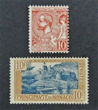 Nystamps French Monaco Stamp 16.  90 Og H / No Gum $28