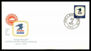 Mayfairstamps Us Fdc 1971 Inaugurating The Us Postal Service First Day Cover Wwb