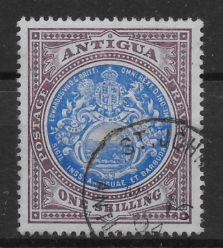 Antigua Sg37 1903 1/= Blue & Dull Purple