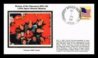 Dr Jim Stamps Us Space Shuttle Discovery Return Colorano Silk Event Cover