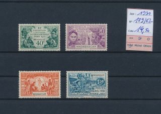Lk82418 Madagascar 1931 Colonial Expo Fine Lot Mh Cv 14,  5 Eur