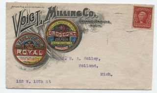 1906 Color Ad Cover Voight Milling Co.  Grand Rapids Mi [y4056]