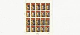 Us Stamps/postage/sheets Sc 3308 Ayn Rand - Writer Mnh F - Vf Og Fv$6.  60