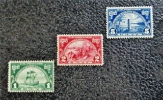 Nystamps Us Stamp 614 - 616 Og H $22