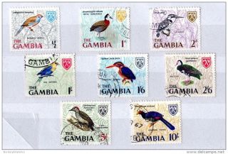 Gambia Qeii 1966 Birds Set To 10/ - Vfu X2846