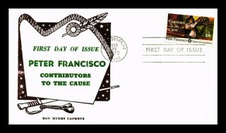 Dr Jim Stamps Us Peter Francisco Contributors To Cause Fdc Ron Myers Cover
