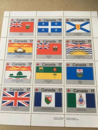 Canada 17 Set Of 12 Commemorative Stamps.  Immaculate Canada Day 1979