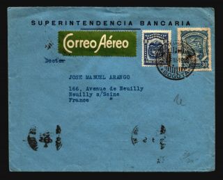 Colombia 1928 Scadta Cover To France - Z17333