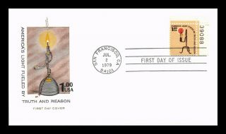 Dr Jim Stamps Us Truth Reason High Value Americana Fdc House Of Farnum Cover