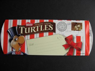 Canada Turtles Stamp Cancelled On Box (unaddressed) Check It Out