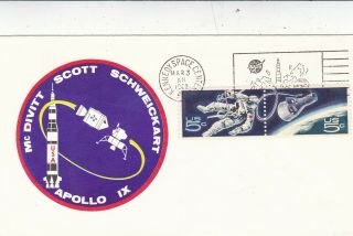 United States 1969 Apollo Ix Launch Fdc Kennedy Space Centre Cds Unadressed Vgc