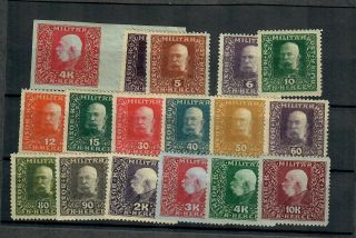 Bosnia,  Herzegovina Sc As 86//104 M/lh,  Military Stamps,  Color Proofs?