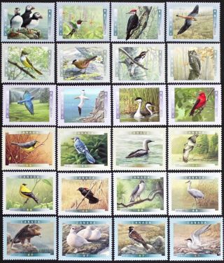 Canada - Birds Of Canada Series - 1996 - 2001 - 6 Complete Sets,  24 Stamps Nh