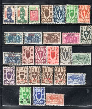 France Colonies Cameroon Cameroun Africa Stamps Hinged Lot 1885